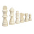 картинка Шахматные фигуры деревянные с подложкой Partida 7,6 см от магазина GamesDealer.ru