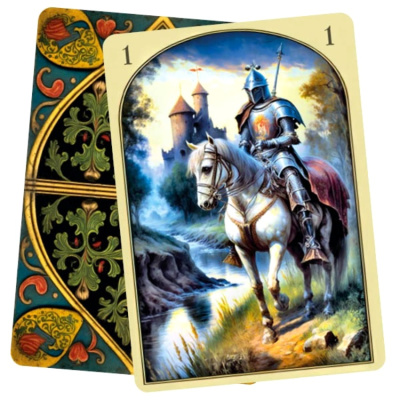 картинка Карты Таро "Medieval Lenormand Oracle" Lo Scarabeo / Средневековые Карты Оракула Ленорман магазин Gamesdealer.ru являющийся официальным дистрибьютором в России  картинка Карты Таро "Medieval Lenormand Oracle" Lo Scarabeo / Средневековые Карты Оракула Ленорман от магазина Gamesdealer.ru