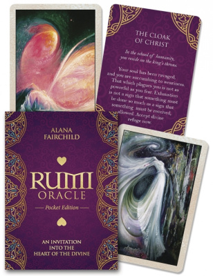 Карты Таро "Rumi Oracle - Pocket Edition" Blue Angel / Оракул Руми (карманный размер)