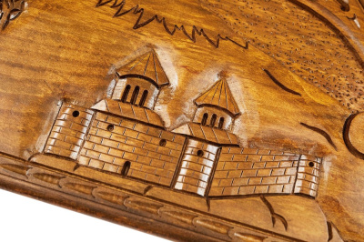 картинка Нарды резные "Арарат и Хорвирап", Petrosyan от магазина Gamesdealer.ru