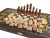 картинка Шахматы + нарды + шашки "Сирия Сокол" малые от магазина Gamesdealer.ru