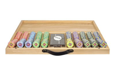 картинка Набор для покера EPT Ceramic на 500 фишек в кейсе из ясеня v2, Partida от магазина Gamesdealer.ru