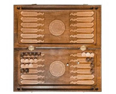 картинка Нарды резные "Сияние 1", Mkhitaryan от магазина Gamesdealer.ru