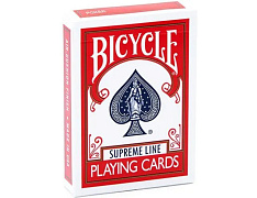 Карты "Bicycle Supreme Line Standard Index red"