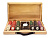 картинка Набор для покера Luxury Ceramic на 300 фишек в кейсе из бука, Partida от магазина GamesDealer.ru