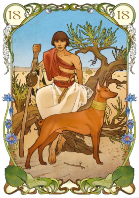 картинка Карты Таро "Egyptian Lenormand Oracle" Lo Scarabeo / Египетский Оракул Ленорман Открывает Карты от магазина Gamesdealer.ru