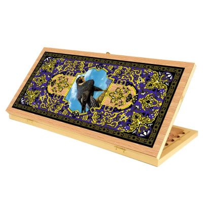 картинка Нарды + Шашки Аравия Сокол большие (Россия, дерево, 60 см), Partida от магазина Gamesdealer.ru