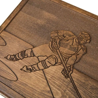 картинка Нарды резные "Хоккей", Ustyan от магазина Gamesdealer.ru