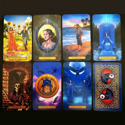 картинка Карты Таро "Edgar Allan Poe Tarot" Llewellyn / Колода Эдгара Аллана По от магазина Gamesdealer.ru