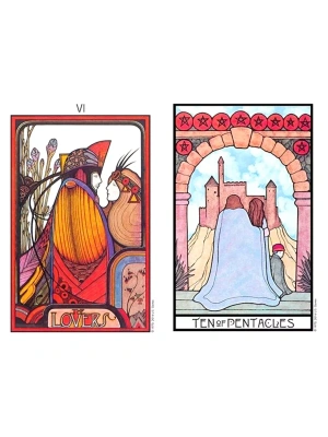 картинка Карты Таро "Aquarian Tarot Deck Italian Edition" US Games / Колода Водолея от магазина Gamesdealer.ru