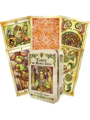 картинка Карты Таро "Tarot De Maria Celia In a Tin" US Games / Таро Марии Целиа от магазина Gamesdealer.ru