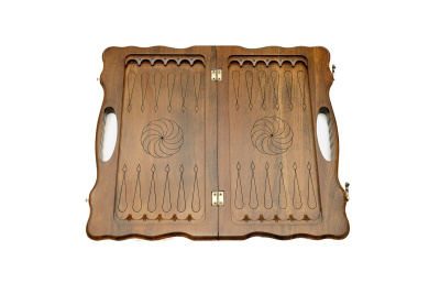 картинка Нарды резные "Бесконечность" с ручкой 40, Haleyan от магазина Gamesdealer.ru