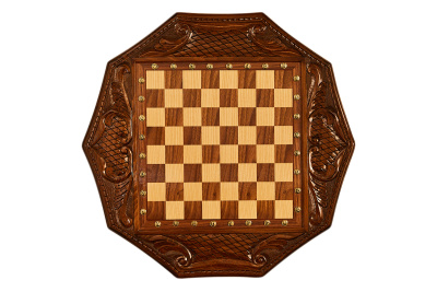 картинка Шахматы резные в ларце "Севанское сражение" 50, Haleyan от магазина Gamesdealer.ru