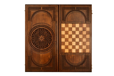 картинка Нарды резные "Армянский фрактал 2" 60, Ustyan от магазина Gamesdealer.ru