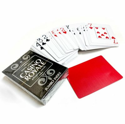 картинка Карты для покера "Casino Royale" 100% пластик от магазина Gamesdealer.ru