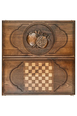 картинка Нарды резные "Гранат", Mkhitaryan от магазина Gamesdealer.ru