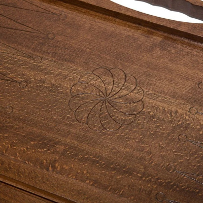 картинка Нарды резные "Собачья охота" 60, Haleyan от магазина Gamesdealer.ru