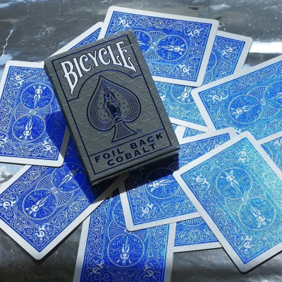 картинка Карты "Bicycle Metalluxe Blue" от магазина Gamesdealer.ru