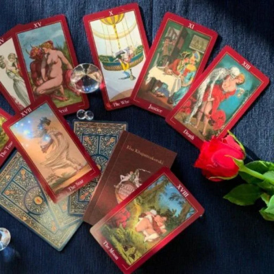 картинка Карты Таро "Tarot of Forbidden Dreams", Tarotmania / Таро Запретных Грёз Снов от магазина Gamesdealer.ru