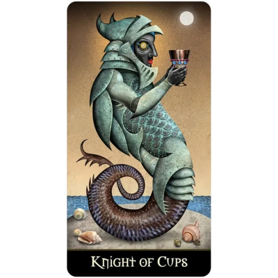 картинка Карты Таро "Deviant Moon Tarot Miniature Borderless" US Games / Девиантное Лунное Таро Миниатюрное от магазина Gamesdealer.ru