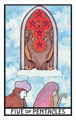 картинка Карты Таро "Aquarian Tarot Deck & Guidebook" US Games / Колода Таро для Водолея и Путеводитель от магазина Gamesdealer.ru