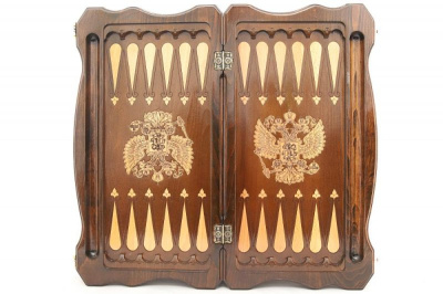 картинка Нарды резные "Герб РФ 2", Simonyan от магазина Gamesdealer.ru