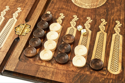 картинка Нарды резные "Армянский узор 2", Mkhitaryan от магазина Gamesdealer.ru