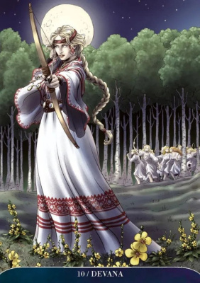 картинка Карты Таро "Inspirational Goddess Oracle Cards" Lo Scarabeo/ Вдохновляющие карты богинь-оракулов от магазина Gamesdealer.ru