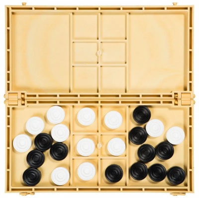 картинка Шашки "Владимирские" (Россия, пластик, 30х15х3 см) от магазина Gamesdealer.ru