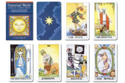 картинка Карты Таро "Universal Waite Pocket Tarot Deck" US Games / Универсальное Таро Уэйта от магазина Gamesdealer.ru