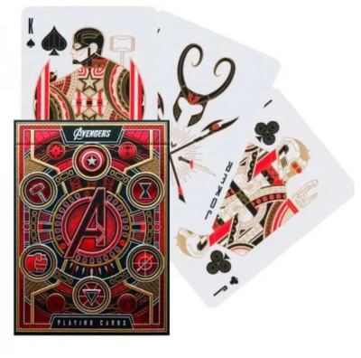 картинка Карты "Theory11 Avengers Red Edition" от магазина Gamesdealer.ru