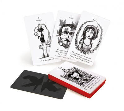 картинка Карты Таро "The Poe Tarot Cards" Red Feather / Таро Эдгара Аллана По от магазина Gamesdealer.ru