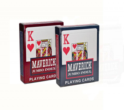 картинка Карты "Maverick Jumbo Red/blue" от магазина Gamesdealer.ru