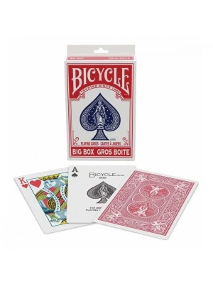 картинка Карты  "Bicycle Big Box Red" от магазина Gamesdealer.ru