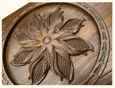 картинка Нарды резные "Солнечный цветок", Mkhitaryan от магазина Gamesdealer.ru