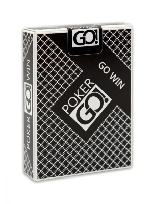 картинка Игральные карты серия "PokerGo" black  54 шт/колода (poker size index jumbo, 63*88 мм) от магазина Gamesdealer.ru
