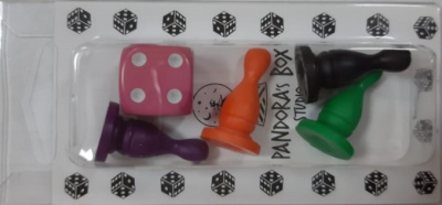 картинка Набор фишек для настольных игр (26 мм: + кубик) от магазина Gamesdealer.ru