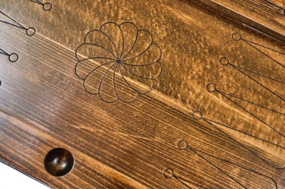 картинка Шахматы + нарды резные с гранатами 30, Haleyan от магазина Gamesdealer.ru