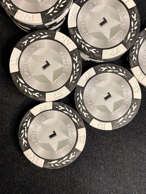 картинка Фишки для игры в покер Black Stars номиналом 1 (25шт) от магазина Gamesdealer.ru
