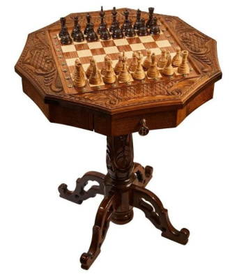 картинка Стол ломберный шахматный "Севанское сражение", Haleyan от магазина Gamesdealer.ru