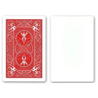 картинка Карты "Bicycle Blank Face Red Back" от магазина Gamesdealer.ru