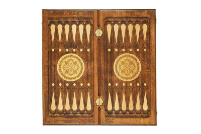 картинка Нарды резные "Золотой Узор 5" 60, Mirzoyan от магазина Gamesdealer.ru