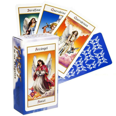 картинка Карты Таро "Fournier Angels Tarot" Fournier / Таро Ангелов магазин Gamesdealer.ru являющийся официальным дистрибьютором в России  картинка Карты Таро "Fournier Angels Tarot" Fournier / Таро Ангелов от магазина Gamesdealer.ru