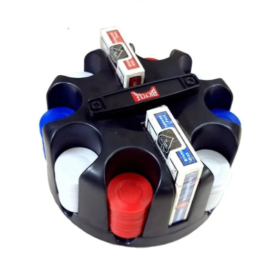 картинка Покерный набор "Bicycle Revolving Poker Chip Rack" на 200 фишек от магазина Gamesdealer.ru