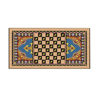 картинка Шахматы + нарды + шашки "Сирия Голубые" малые от магазина Gamesdealer.ru