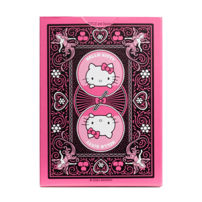 картинка Карты "Bicycle Hello Kitty Black & Pink" от магазина Gamesdealer.ru