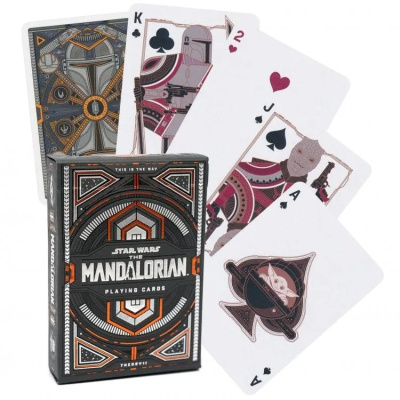 картинка Карты "Theory11 Mandalorian V2 Stars Wars playing cards" магазин Gamesdealer.ru являющийся официальным дистрибьютором в России  картинка Карты "Theory11 Mandalorian V2 Stars Wars playing cards" от магазина Gamesdealer.ru