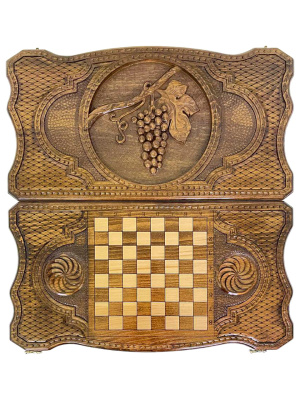 картинка Нарды резные "Виноградная лоза", 60 Simonyan от магазина Gamesdealer.ru