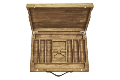 картинка Набор для покера Crown на 500 фишек в кейсе из ясеня, Partida от магазина Gamesdealer.ru