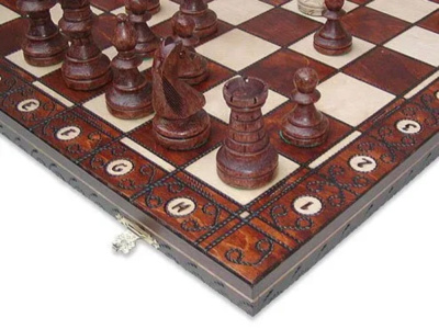 картинка Шахматы "Амбассадор" 54 см, Madon (деревянные, Польша) от магазина Gamesdealer.ru